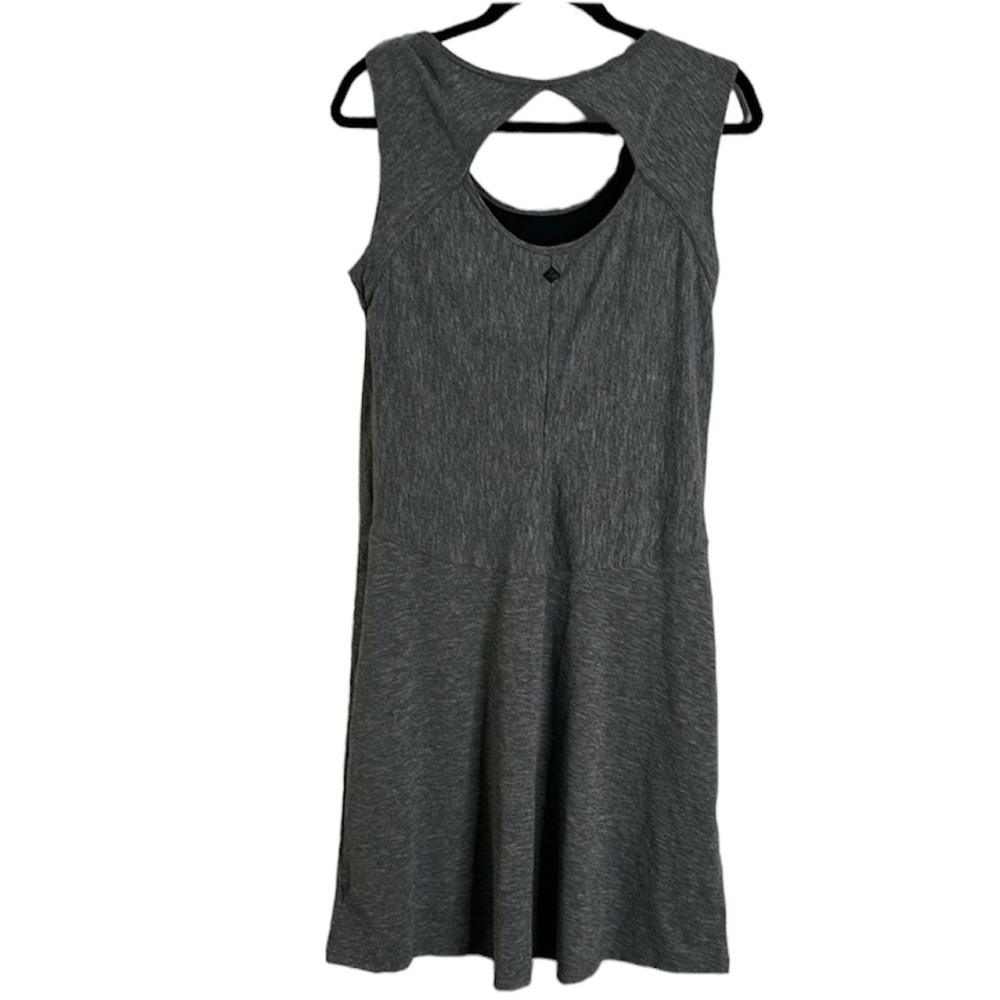Prana gray mini dress size medium hiking camping - Picture 2 of 12